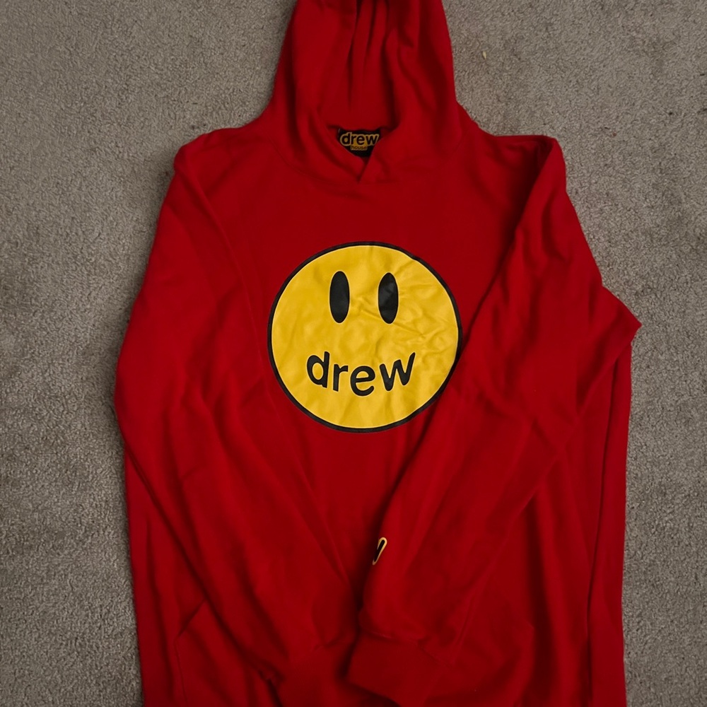 drew house Red and Yellow Smiley Sweater - Picture 3 of 4